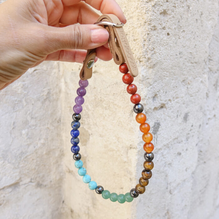 Collier rééquilibrant 7 chakras + hématite magnétique – Image 4