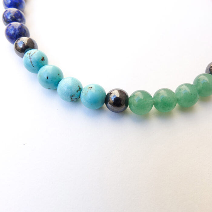 Collier rééquilibrant 7 chakras + hématite magnétique – Image 5